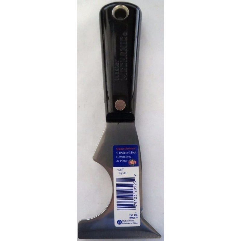 Master Mechanic MM2970 5 In 1 Painter's Tool Scraper Putty