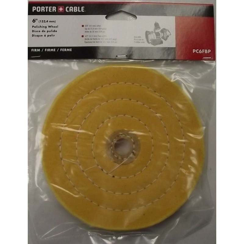 Porter Cable PC6FBP 6" Buffing And Polishing Pad Firm
