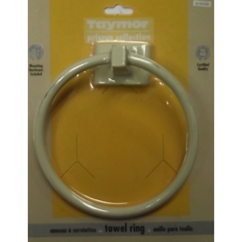 Taymor 02-D9204A Prisma Series Towel Ring, Almond
