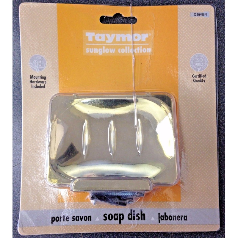Taymor 02-D9406PB Sunglow Collection Soap Dish (Polished Brass)