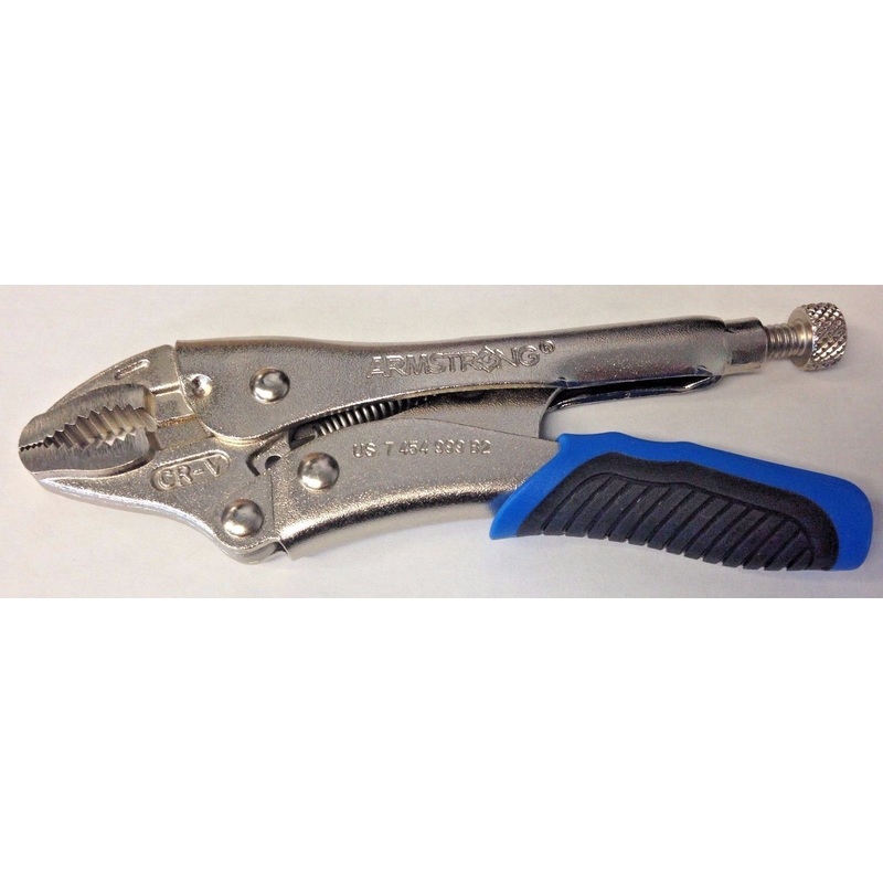 Armstrong 67-405 5" Quick Release Locking Plier with Curved Jaw