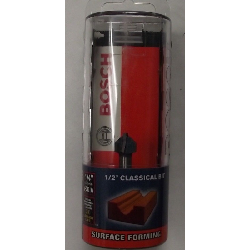 Bosch 85467M 1/2" Diameter 3/8" Cut Classical Carbide Tipped Router Bit