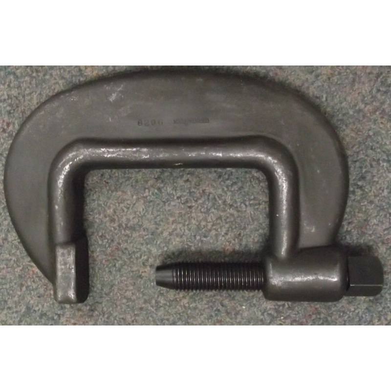 Jorgensen 8206 6-1/2" Drop-Forged Steel C-Clamp USA
