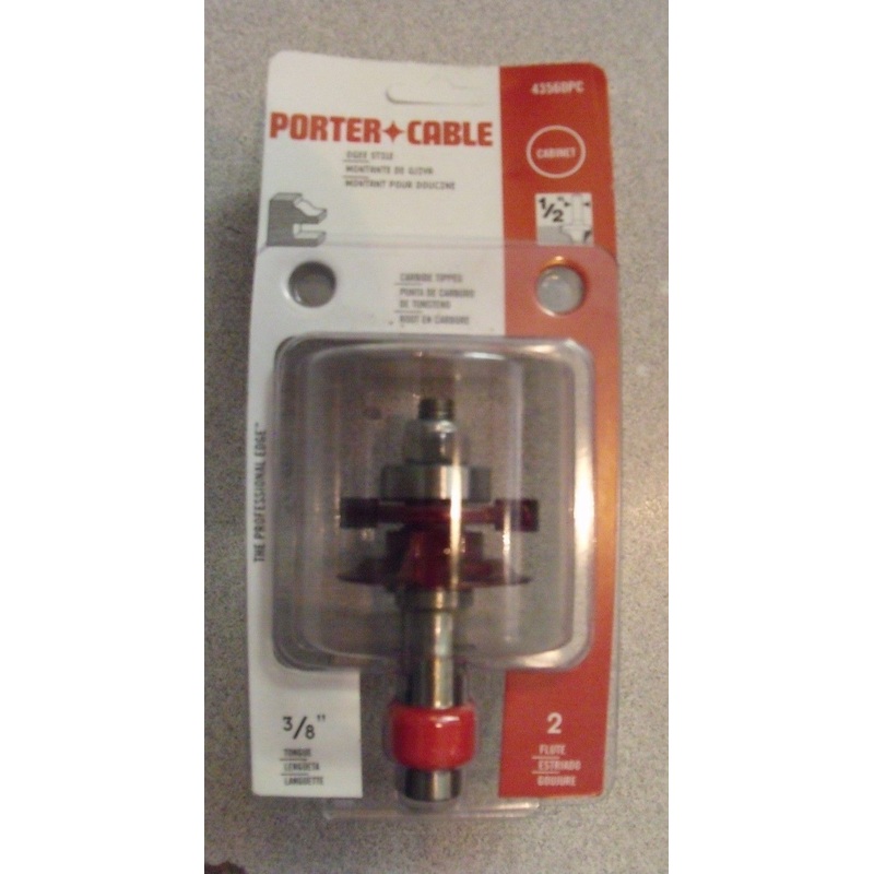 Porter Cable 43560PC Ogee Stile Router Bit (3/8" Tongue) 1/2" Shank