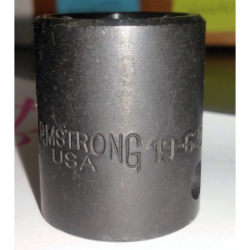 Armstrong 19-620A 3/8" Drive 6 Point Impact Socket 5/8" USA