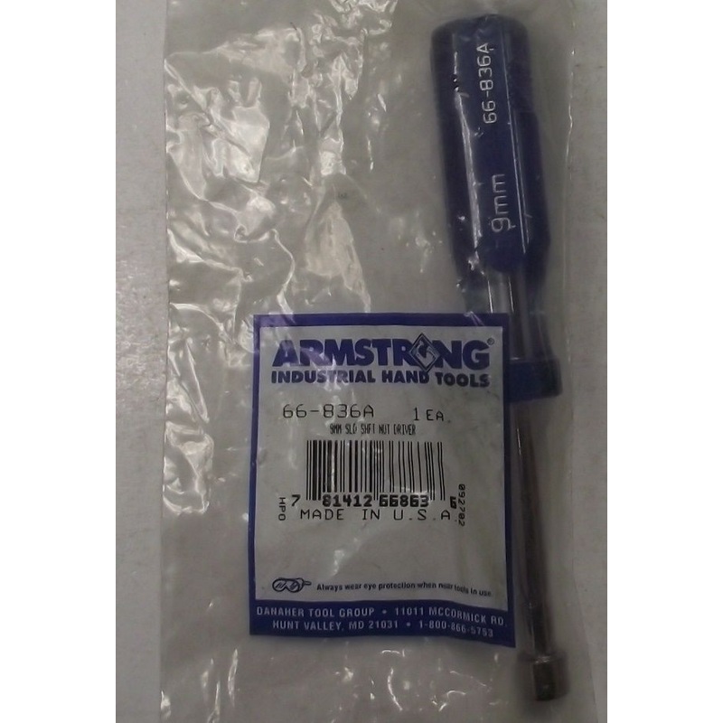 ARMSTRONG 66-836A 9mm Metric Nut Driver USA