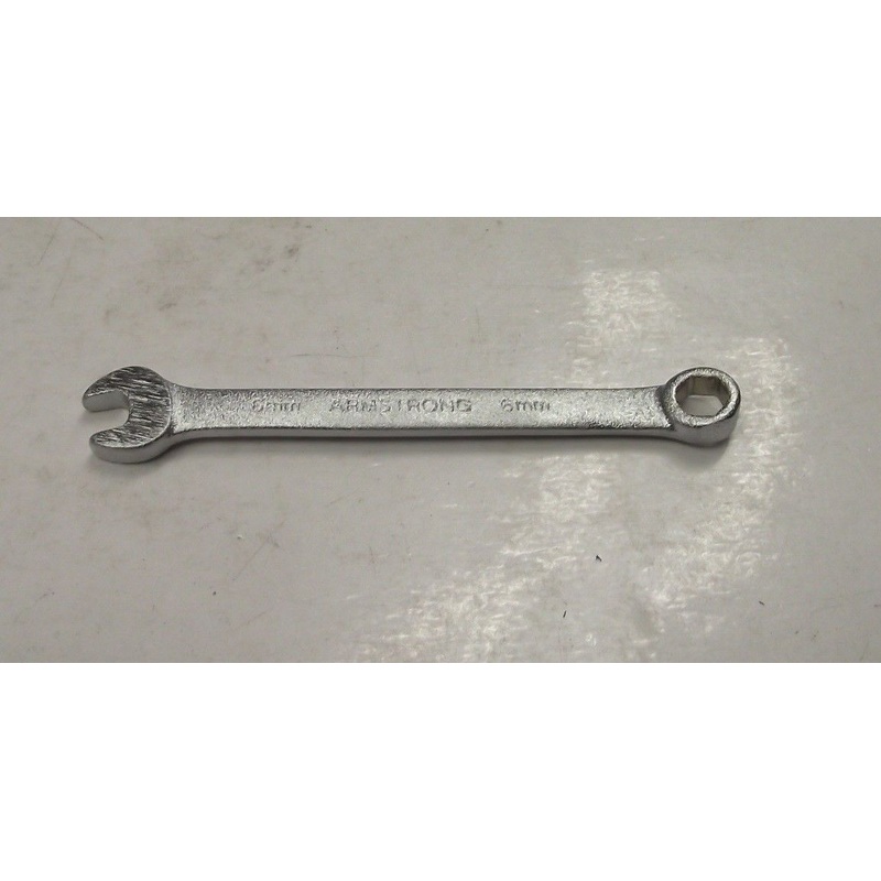 Armstrong S52006 6mm Satin Combination Wrench Short 6pt. USA