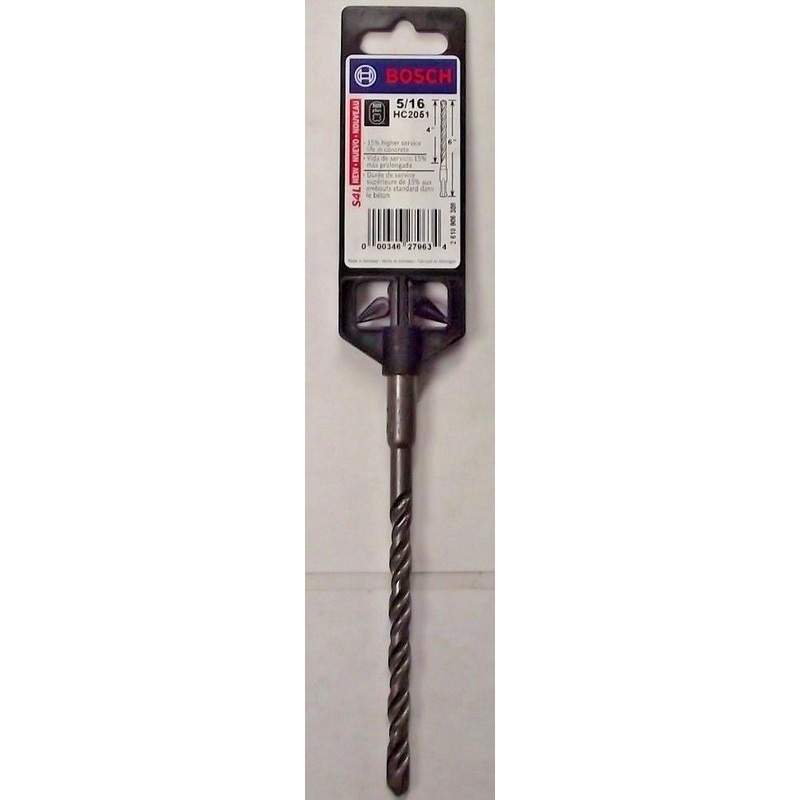 Bosch HC2051 5/16" x 4" x 6" - SDS-Plus Shank Drill Bit Carbide Tipped 1pc