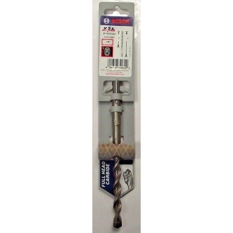 Bosch HCFC2061 3/8" x 6" SDS Plus X5L Hammer Carbide Bit Germany