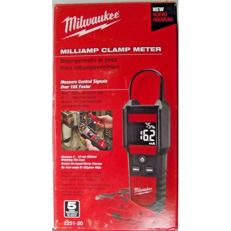 Milwaukee 2231-20 Milliamp Clamp Meter Japan
