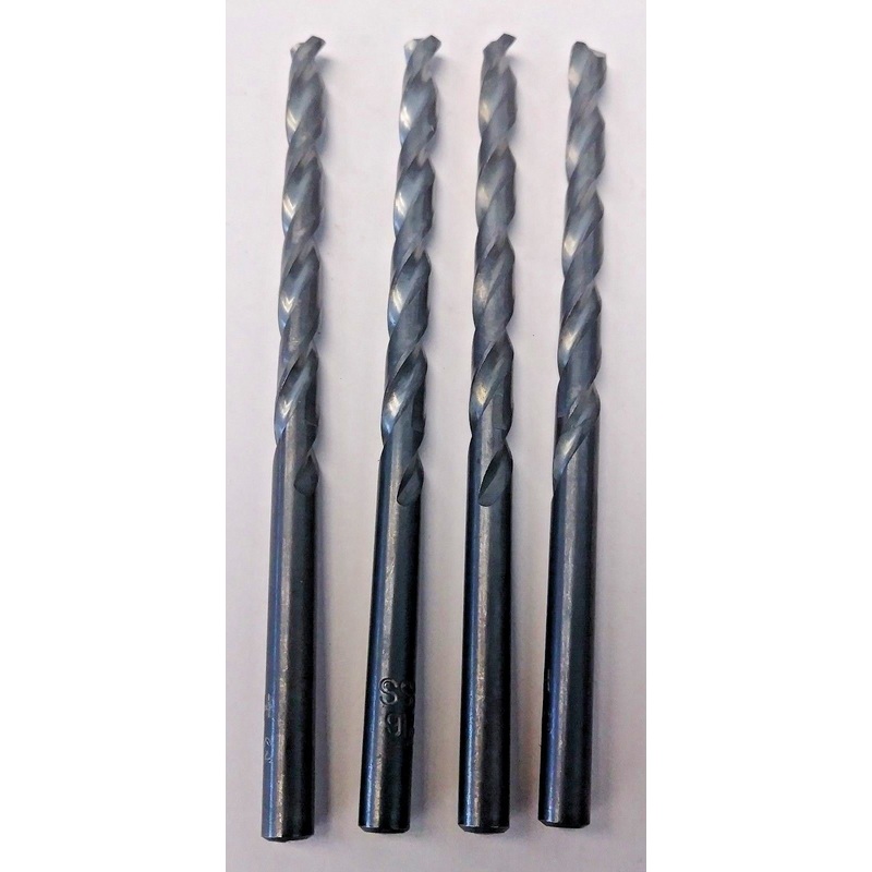 Milwaukee 48-89-2828 3/16" Thunderbolt HSS Black Oxide Drill Bits 4pcs