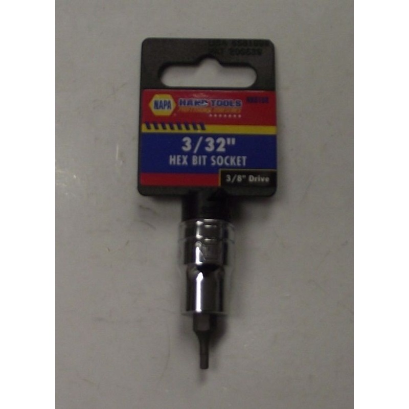 Napa NBH106 3/8" Drive 3/32" Hex Bit Socket