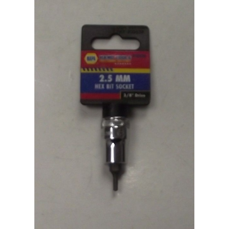 Napa NBH2025M 3/8" Drive 2.5mm Hex Bit Socket
