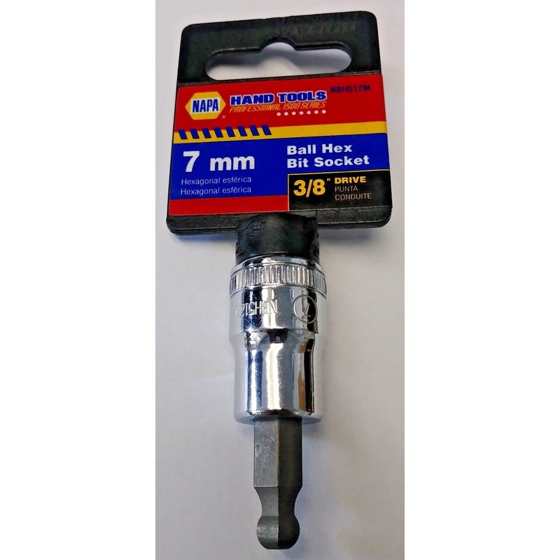 Napa NBH512M 3/8" Drive 7mm Ball End Hex Bit Socket