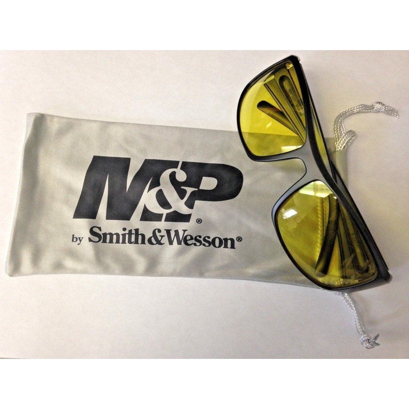 Smith & Wesson MP101-41-ID Performance Eyewear Shooting Glasses Amber Lens