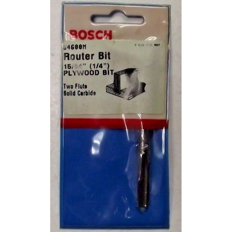 Bosch 84600M 15/64-Inch Plywood Mortising Router Bit 1/4-Inch Shank USA