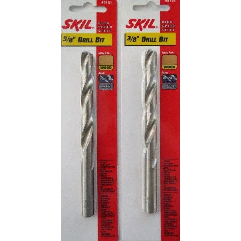 Skil 45151 3/8" HSS Drill Bit 2 Packs