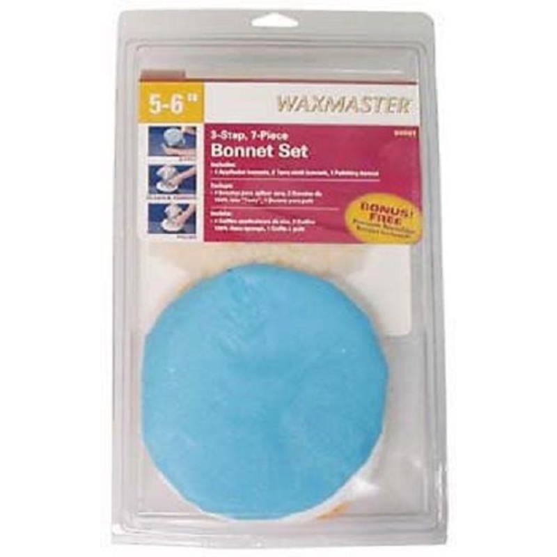 Waxmaster 5-6" 3-Step, 7-pc. Bonnet Set 00091