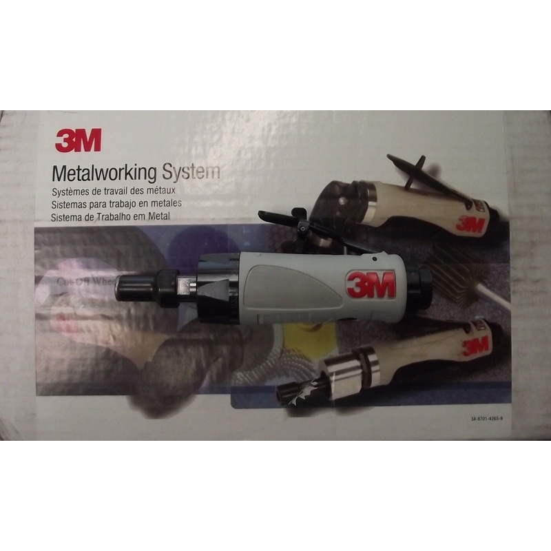 3M Die Grinder 28629 Pneumatic Power 0.3 HP Motor 1/4" Collet 25000 RPM USA