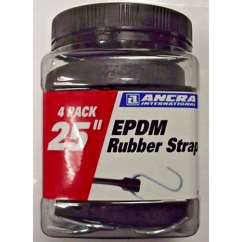 Ancra 95771 EPDM Rubber Strap 25" Length 4 Pack