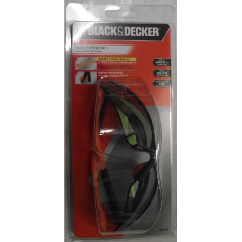 Black & Decker BD220-FC High Performance Safety Eyewear With Adjustable Temple