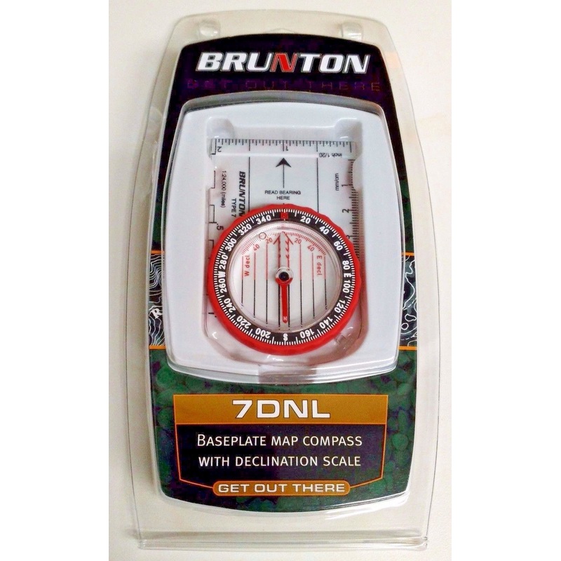 Brunton 7DNL Baseplate Map Compass With Declination Scale