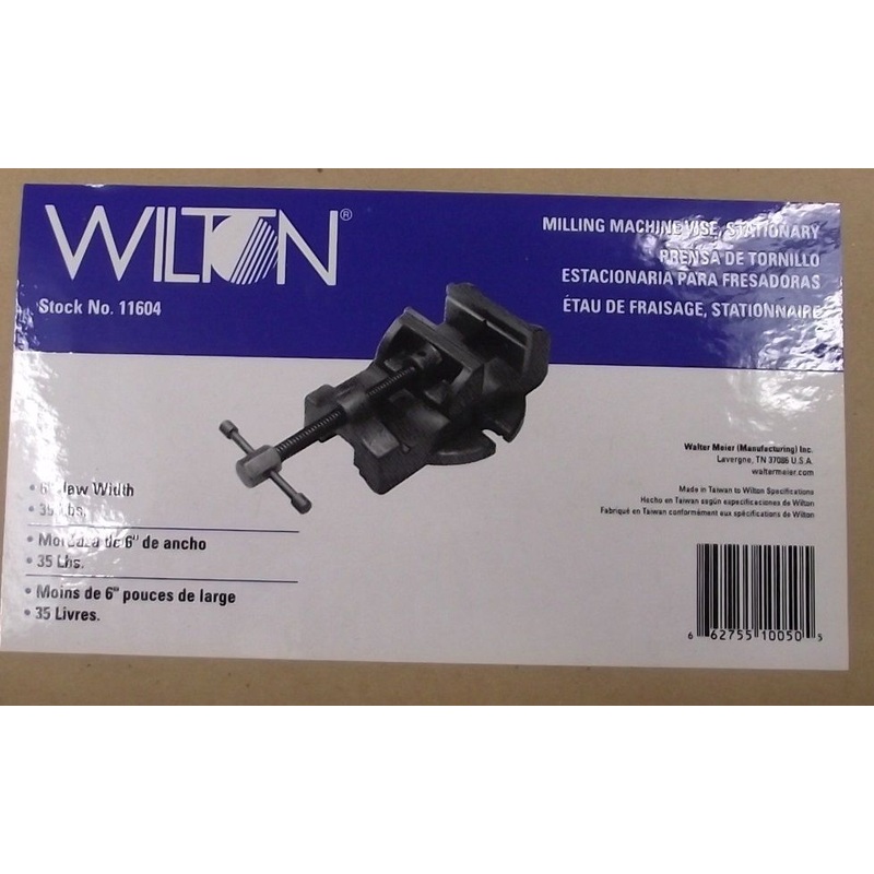 Wilton 11604 Milling Machine Vise Stationary 6" Jaw Width
