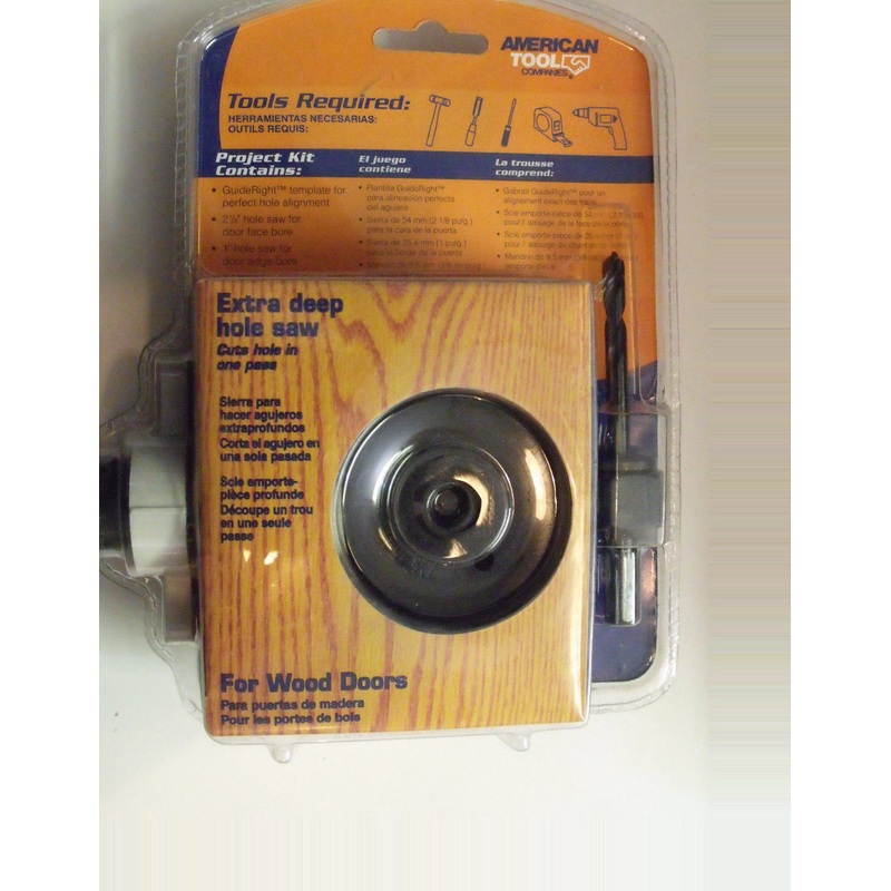 American Tool Wood Door Lock Installation Kit 17105