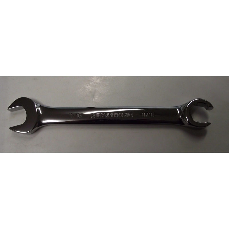 Armstrong 28-222 11/16" Full Polish Flare Nut Combination Wrench USA