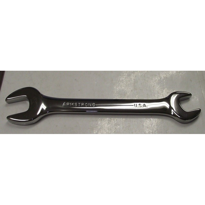 Armstrong 53-085 16mm x 18mm Full Polish Open End Wrench USA