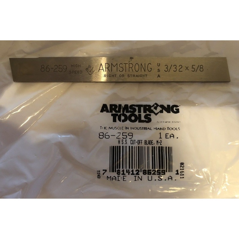 Armstrong 86-259 HSS Cut-Off Blade, M-2 USA