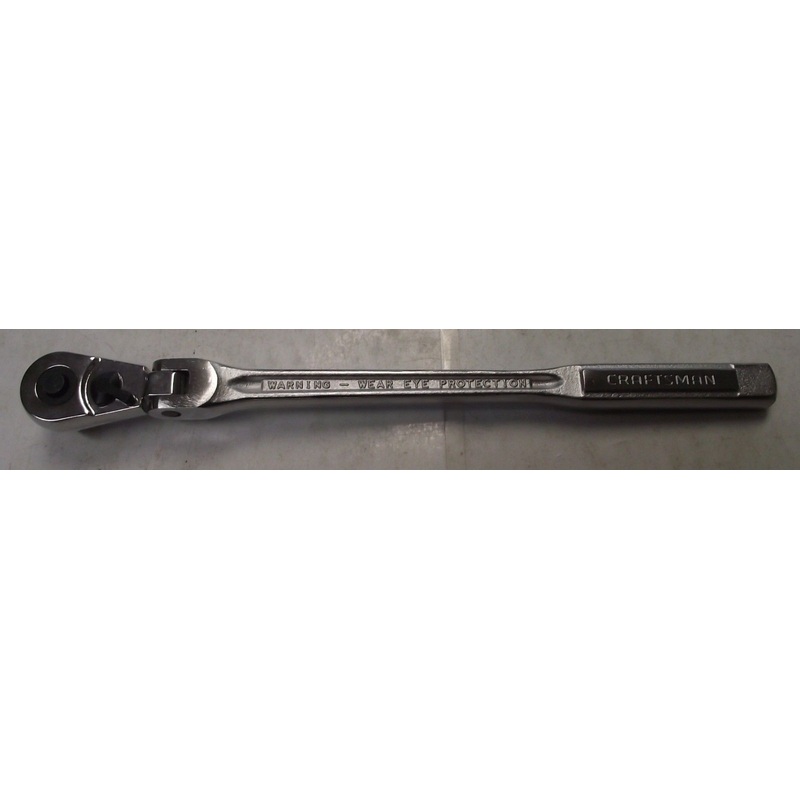 Craftsman 44815 3/8 Drive Flex Head Satin Teardrop Ratchet