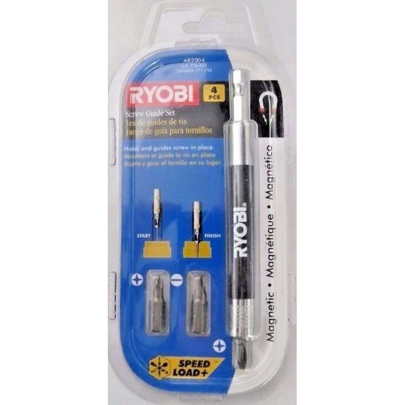 Ryobi AR2004 5" Magnetic Screw Guide Bit Set