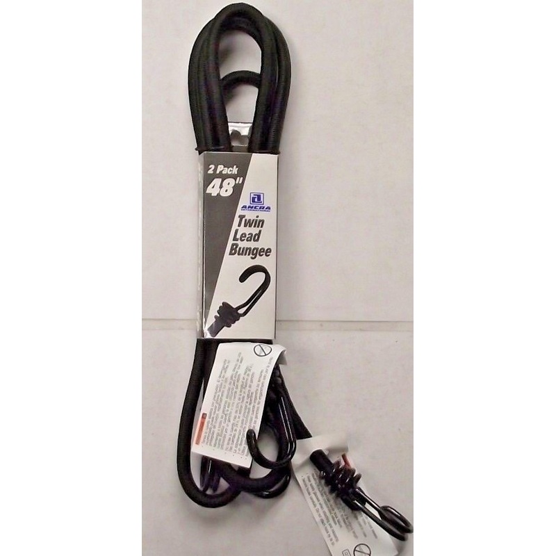 Ancra 95740 48" Twin Lead Bungee Cord 2 Pack