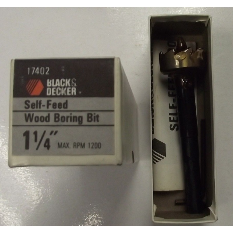 Black & Decker 17402 1-1/4" Self-Feed Wood Boring Bit USA