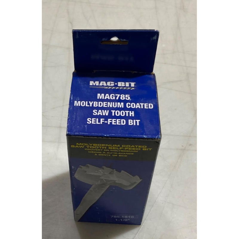 Mag-Bit 785-1816 1-1/8" Molybdenum coated Saw tooth/Self feed bit