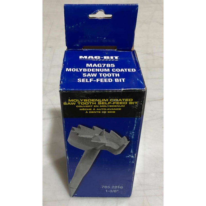 Mag-Bit 785.2216 1-3/8" Molybdenum coated Saw tooth/Self feed bit