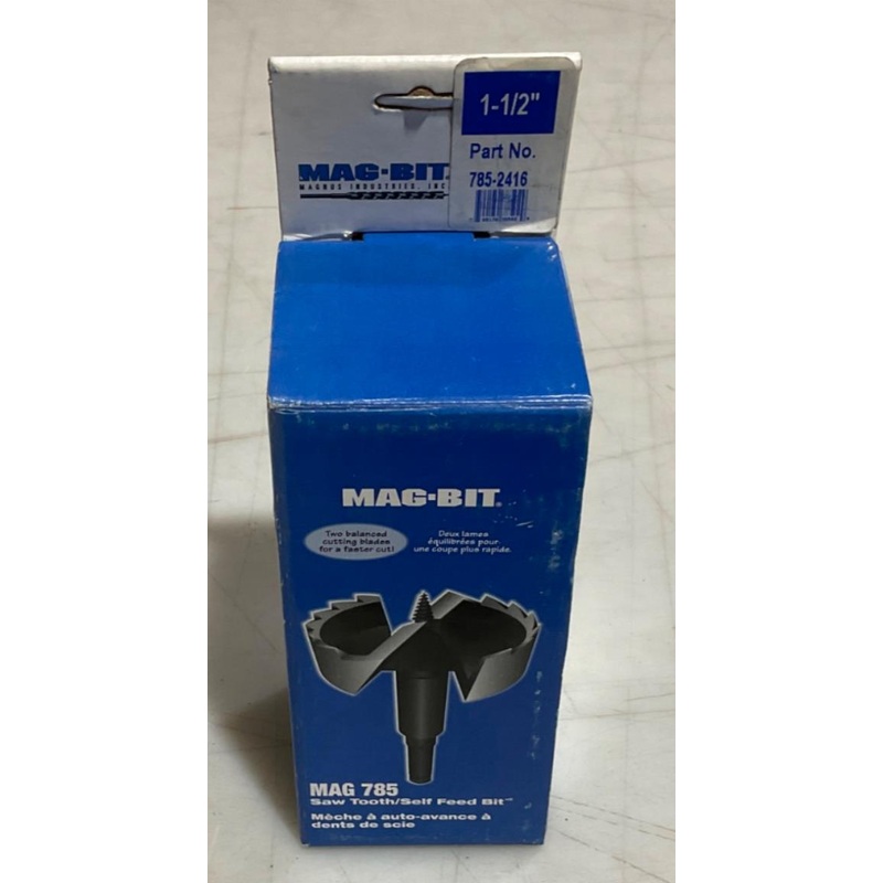 Mag-Bit 785-2416 1-1/2" Saw Tooth/Self feed bit