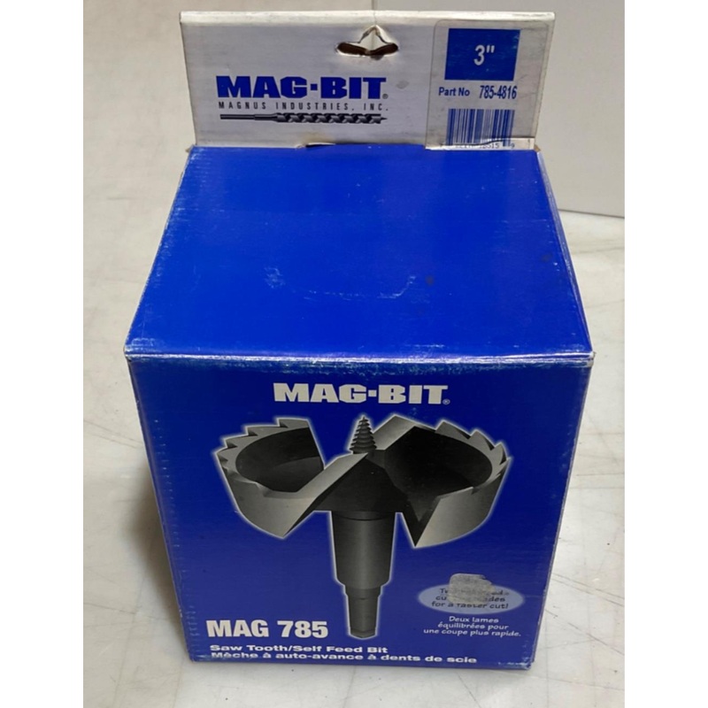 Mag-Bit 785-4816 3" Saw Tooth/Self Feed Bit