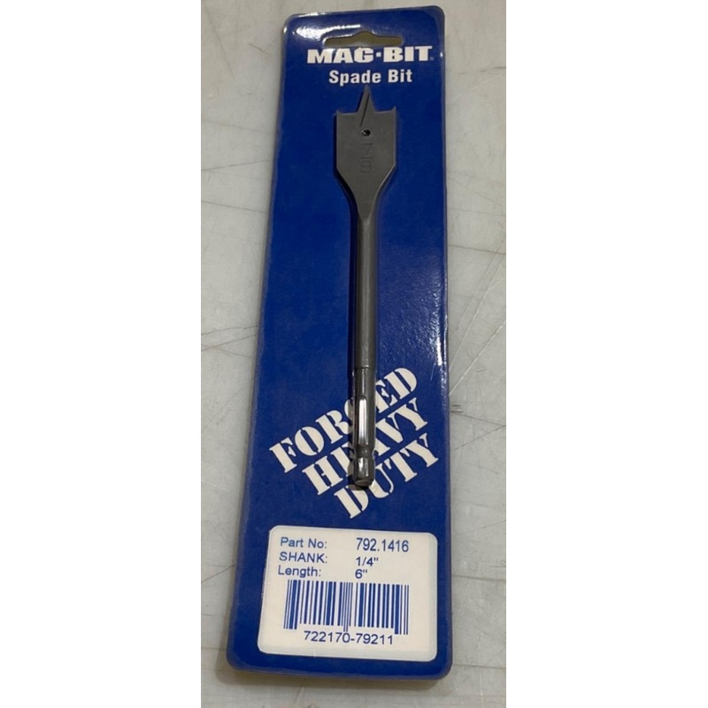 Mag-Bit 792-1416 7/8" x 6" Spade bit