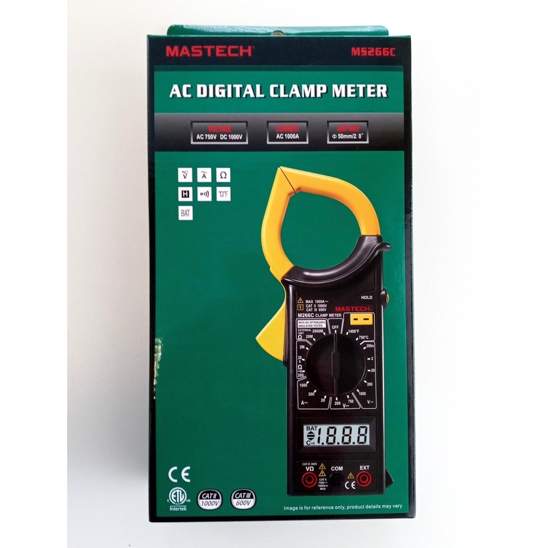 Mastech MS266C Digital Clamp Meter 750V