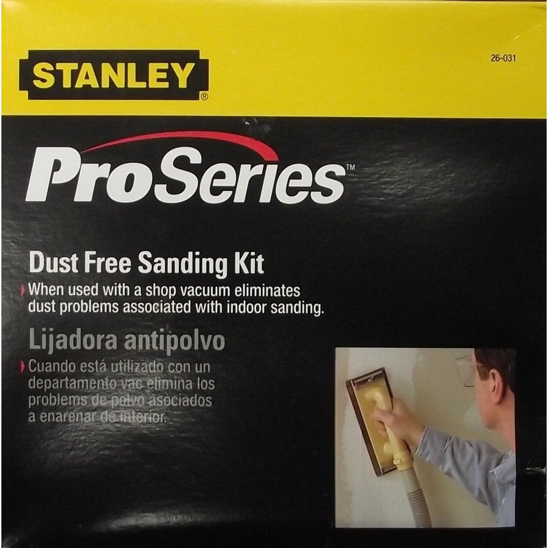 Stanley 26-031 Dust Free Drywall Sanding Kit w/Hose & Adapters Canada
