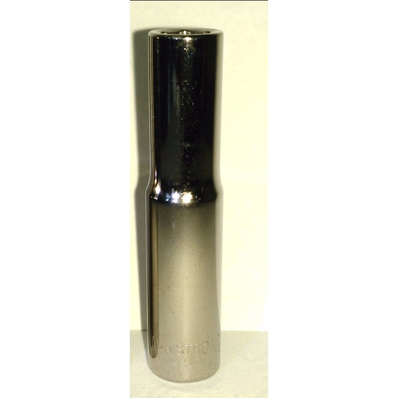 Armstrong 10-208A 1/4" Drive 6 Point Deep Socket 1/4" USA