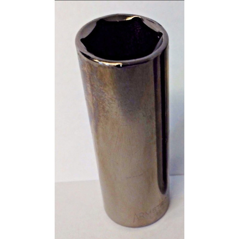 Armstrong 10-216A 1/4" Drive 6 Point Deep Socket 1/2" USA