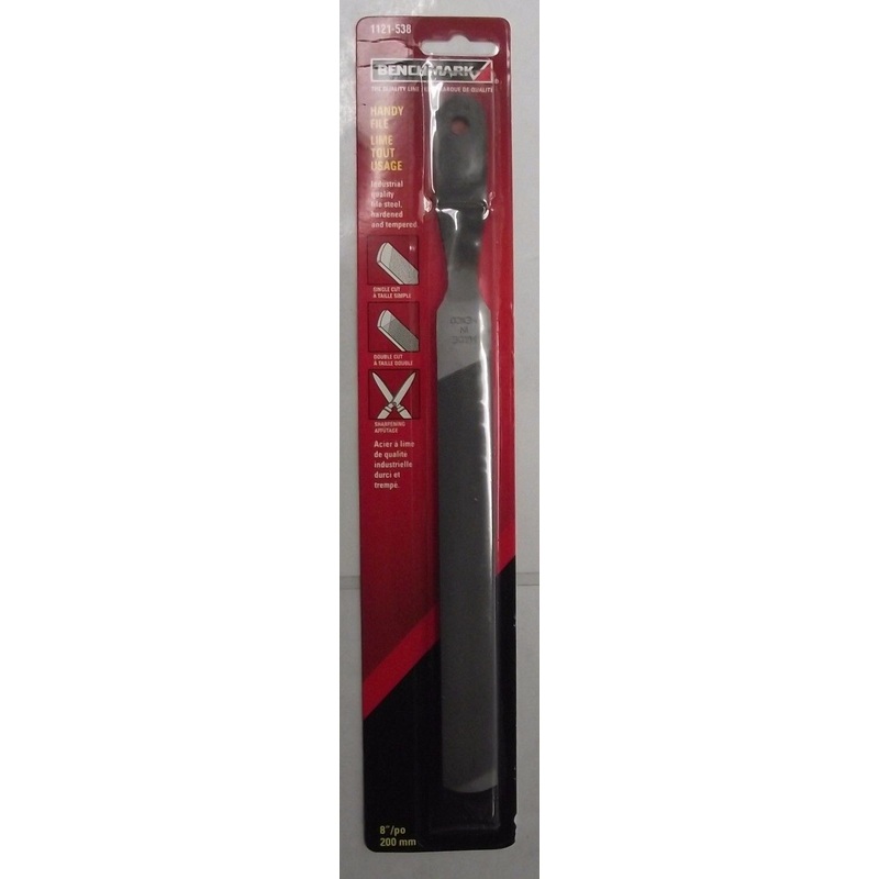 Benchmark 06563N 1121-538 8" Single Cut & Double Cut Handy File
