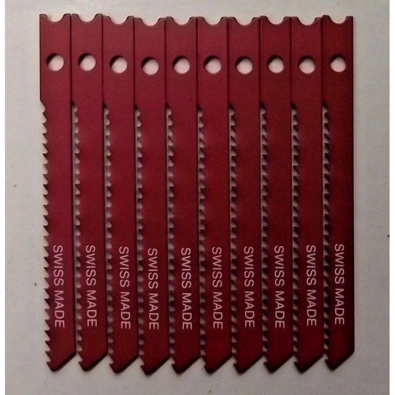 Bosch 2608638509 U18B Jig Saw Blades 2-3/4" x 12TPI Universal Shank 10 Pieces