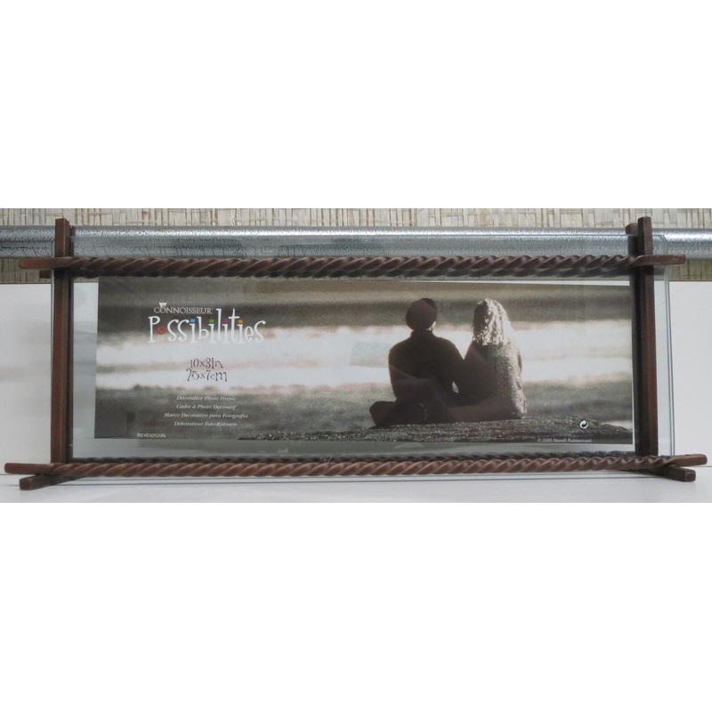 Connoisseur Possibilities 186527 10" x 3" Decorative Iron Twist Picture Frame