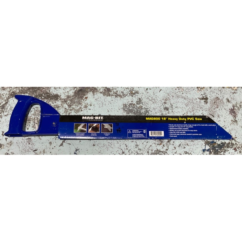 Mag-Bit MAG800 18" Heavy Duty PVC Saw
