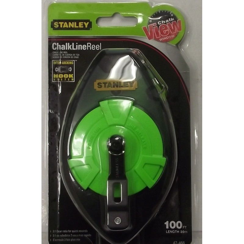 Stanley 47-466 100-ft Plastic Chalk Reel