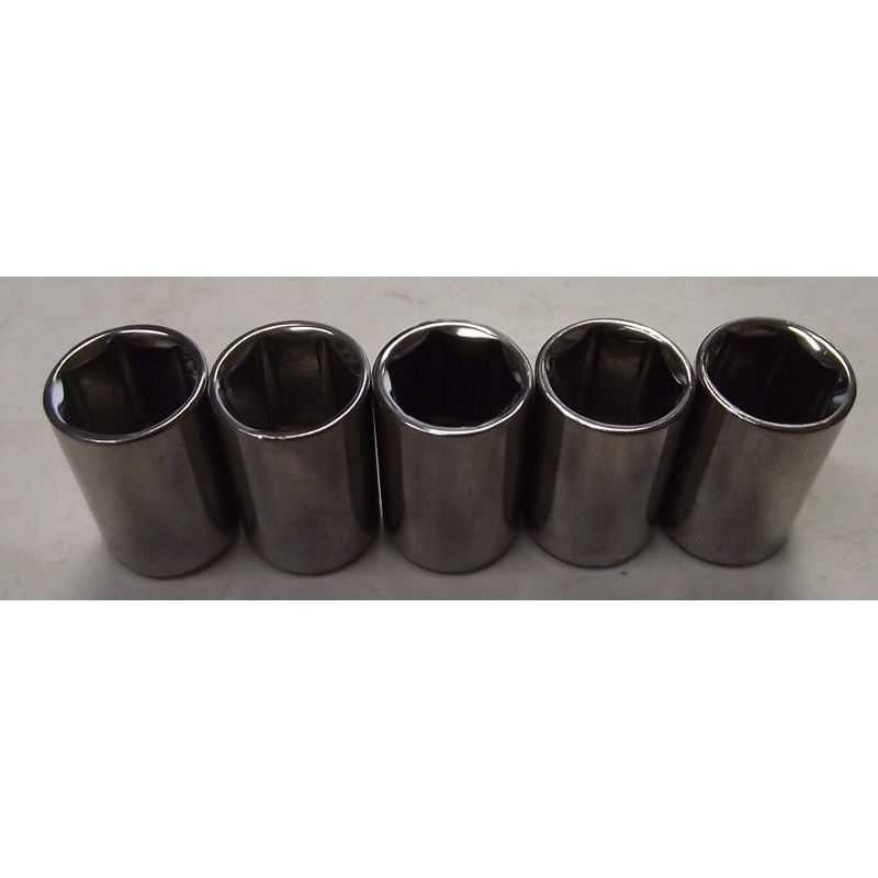 Apex L511140 1/4" Drive 7/16 Sockets 6pt 5pcs. USA